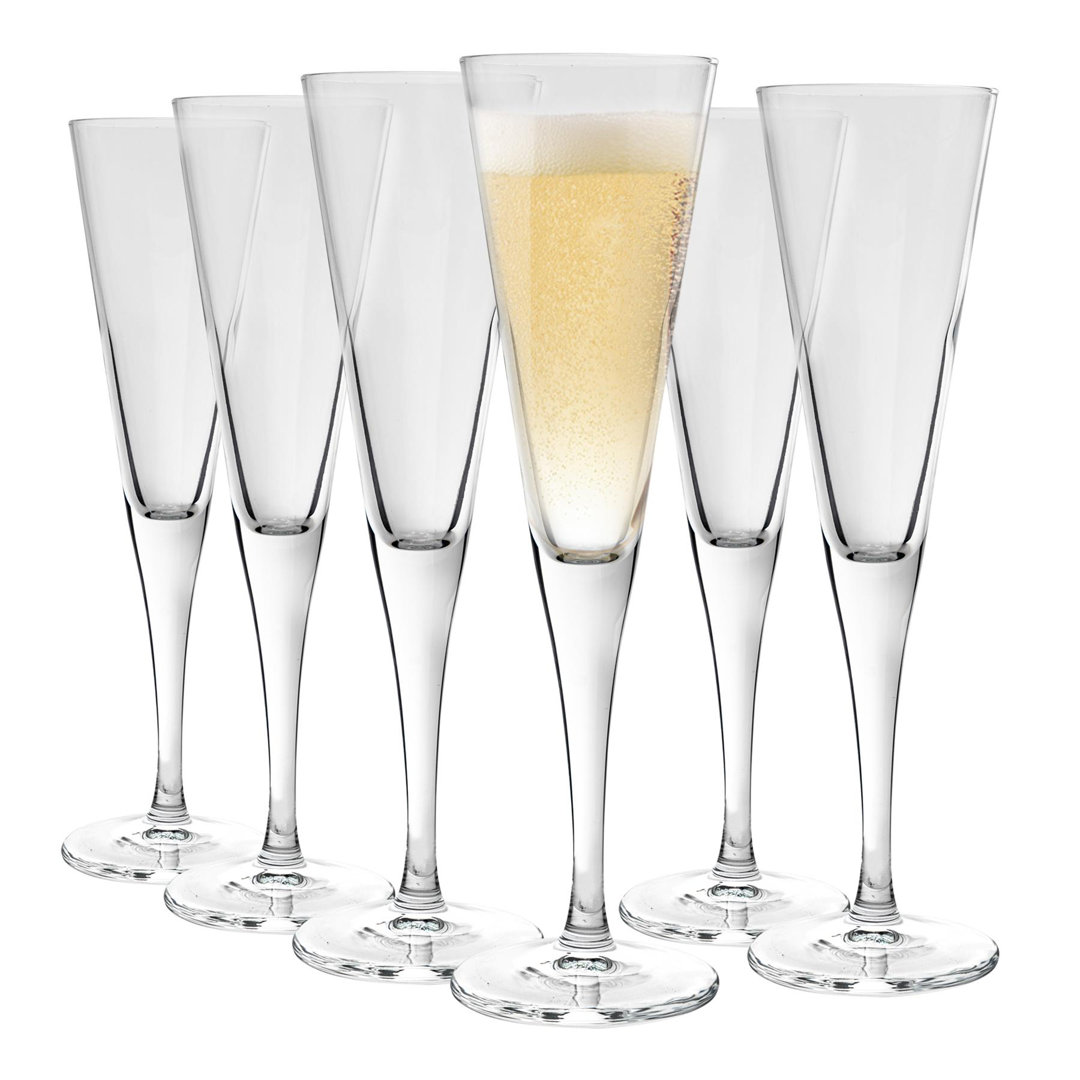 Bormioli Rocco Ypsilon Champagne Flutes Clear 12/160ml
